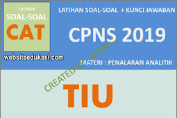 Soal CPNS TIU 2019/2020 Penalaran Analitik