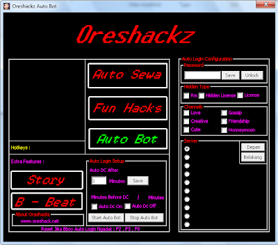 Feature: Auto Login Bboy Farm Exp + License Auto Sewa Manual Story Auto Block Beat Extreame Up To 8k ♥ Full Paket v.6096 By OresHack