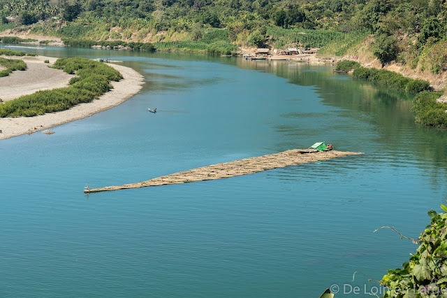 Village de Kainchaung-Rivière Lemro-Birmanie-Myanmar