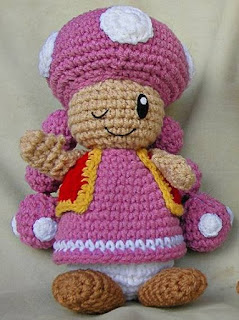 PATRON GRATIS TOAS Y TOADETTE (MARIO BROS) AMIGURUMI 579