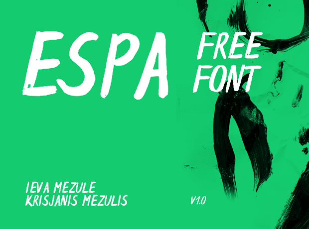 Espa Brush_free font