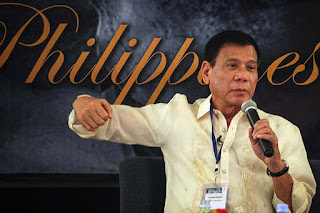 duterte officially announced candidacy for presidency