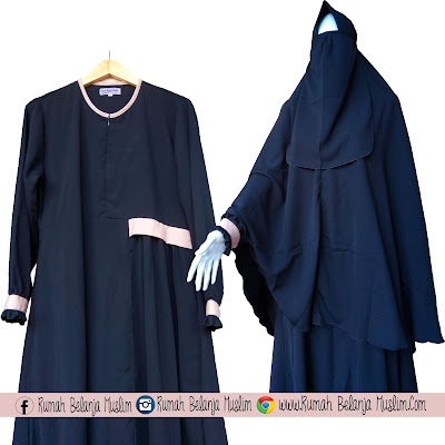 Gamis Syar'i Wolfis Hitam