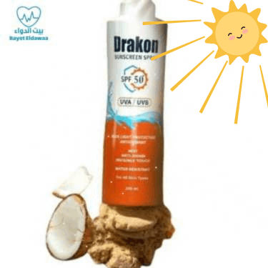 صن سكرين داركون اسبراي Drakon sunscreen spray spf 50