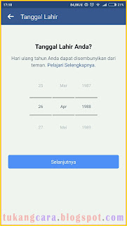 Buat Akun Facebook Baru Lewat HP