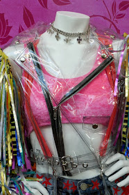 Harley Quinn caution tape costume detail Birds of Prey