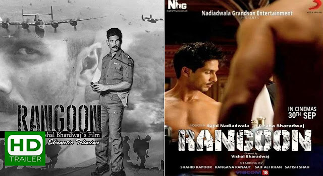 rangoon movie trailer hd poster first look  