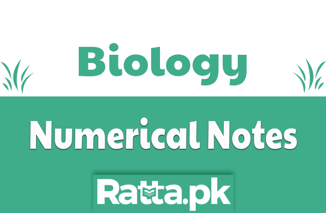 MDCAT Biology Numerical Notes Key points