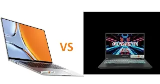 Huawei MateBook 16s vs Gigabyte G5 KD comparison