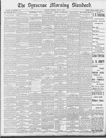 Climbing My Family Tree: "Justifiable Homicide" Strauss McClure fight The Syracuse Morning Standard, June 18, 1881