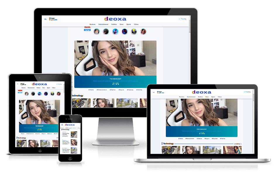 Deoxa Responsive Blogger Template