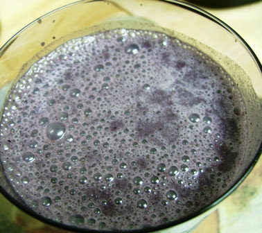 Gluten Free, Dairy Free Blueberry Hemp Smoothie