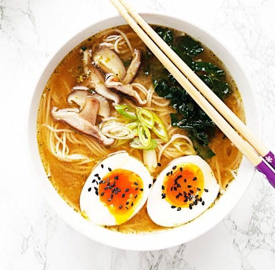 Vegetarian Miso Ramen #healthy #easy