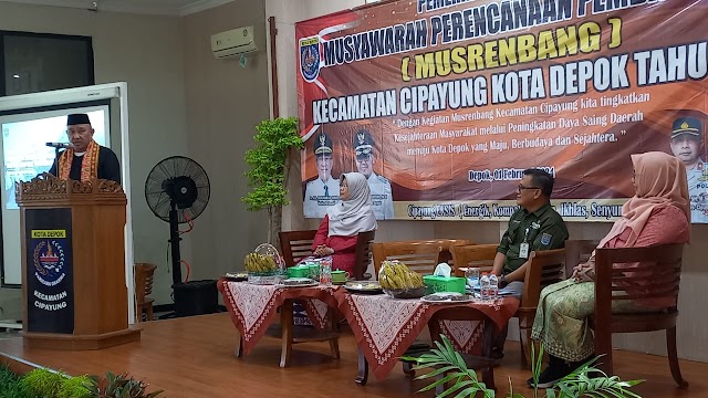 Wali Kota Buka Musrenbang Kecamatan Cipayung, Ini Penjelasannya  