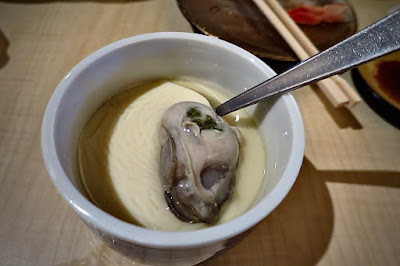 Ryoshi Sushi Ikeikemaru, oyster chawanmushi