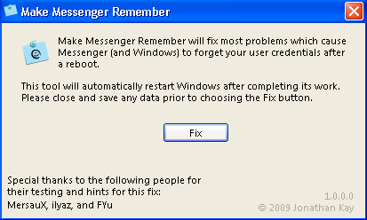 Make Messenger Remember