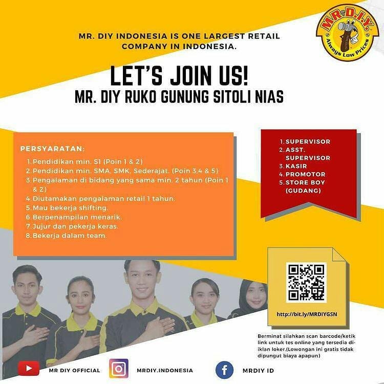 Gaji Mr Diy 2021 - Mr Diy Great News We Are Currently Looking For Facebook - Permohonan jawatan kosong mr.diy sdn bhd.