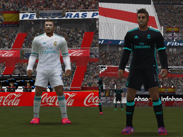 real madrid kit 2018 pes 6