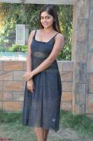 Pragya Nayan New Fresh Telugu Actress Stunning Transparent Black Deep neck Dress ~  Exclusive Galleries 004.jpg