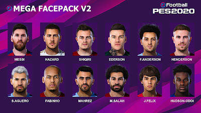 PES 2020 Mega Facepack V2 by Messi Pradeep