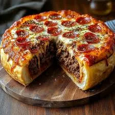 piza pie meat