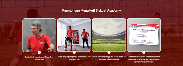 keuntungan mengikuti Biskuat academy 2022