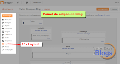 Adicionando links externos no Widget páginas do Blogspot