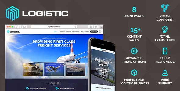 Website Theme For Transportation Business