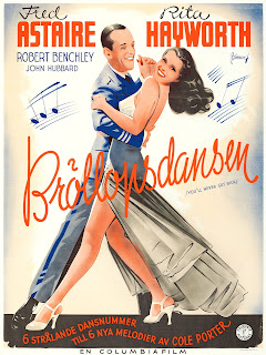 BRÖLLOPSDANSEN. Suecia. Cartel: 90 x 120 cms. Autor: Eric Rohman. Imprenta: J. Olséns Litografiska Anstalt, Estocolmo. DESDE AQUEL BESO. You’ll Never Get Rich. 1941. Estados Unidos. Dirección: Sidney Lanfield. Reparto: Fred Astaire, Rita Hayworth, John Hubbard, Robert Benchley, Osa Massen, Frieda Inescort, Guinn Williams, Donald MacBride, Cliff Nazarro.