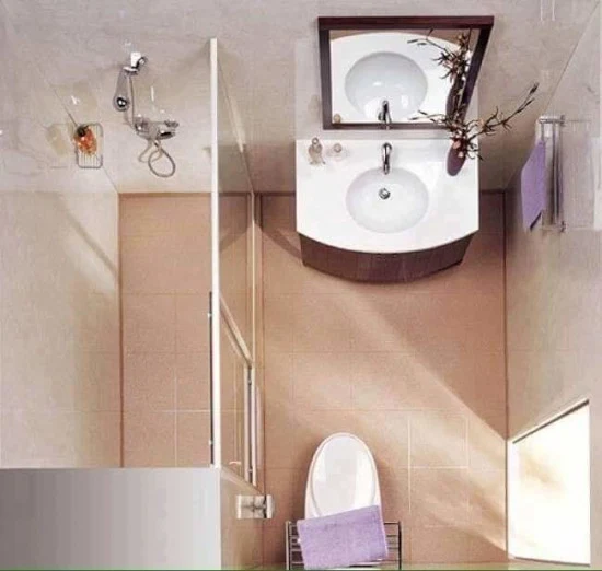 contoh kamar mandi mungil