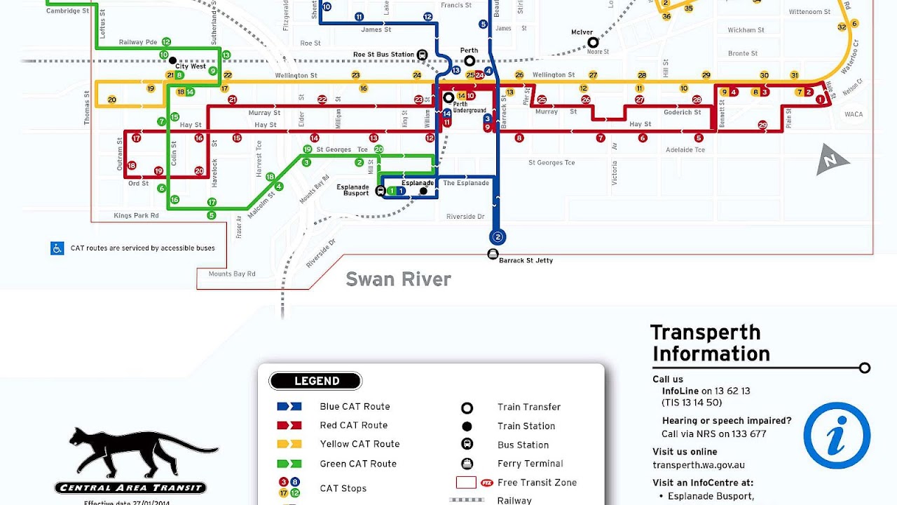 Perth Central Area Transit Cat