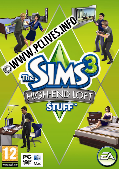 download full version pc game The Sims 3: High-End Loft Stuff 2012