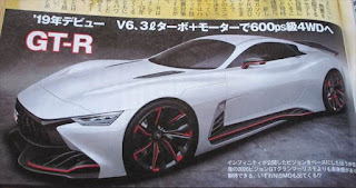 日産 GTR 2019年頃にフルモデルチェンジを予定？