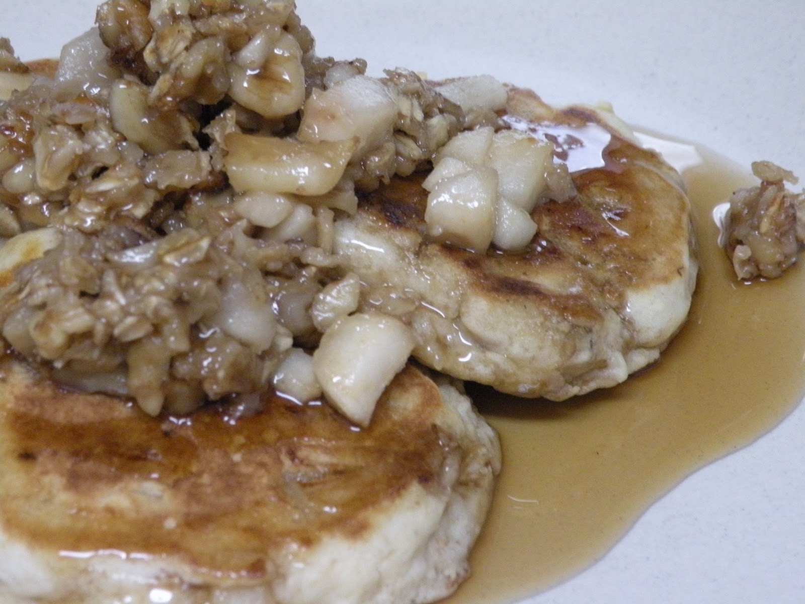 Walnut  syrup how make pancake to Pancakes Apple vegan