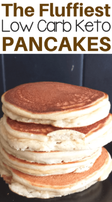 Easy Fluffy Low Carb Keto Pancakes