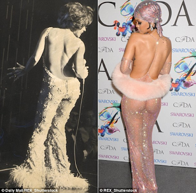 Rihanna copies Shirley Bassey LOOK