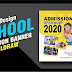 2020|school admission banner / education banner Design|Coreldraw tricks and tips | by Anas Graphics