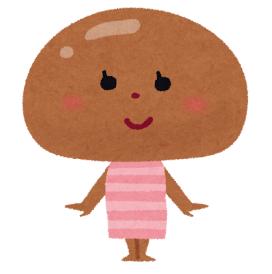 お饅頭のキャラクター