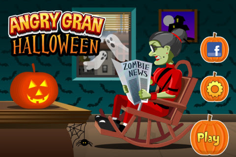 Angry Gran Run Halloween game