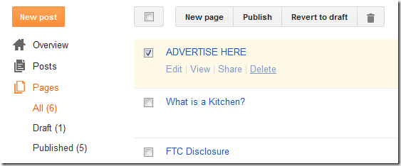 Delete a Page
