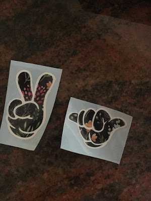 Layered Stickers with the Cricut 