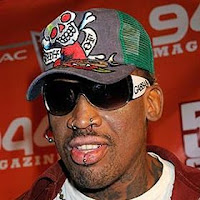 Dennis Rodman at celebrity poker showdown