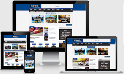 Wonder Responsive Blogger Template Free Download