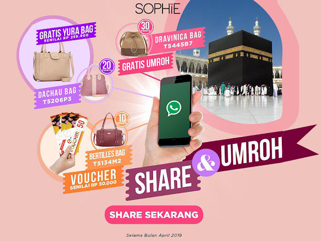 sophieparis, sophiemartin, sophie paris promo online, sophie martin promo online, sophie paris indonesia, tas sophie paris, tas sophie martin, sophie paris berhadiah umroh,  hadiah umroh, share and win, shop and win, tas bertilles, tas dachau, tas dravinica, lucky draw, share and umroh, sophie paris philippines, sophie paris marocco