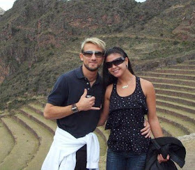 Melissa García y Guti en Machu Picchu (Cuzco-Perú)