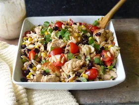 Spicy Chicken Pasta Recipe | by Life Tastes Good #Mexican #Orzo