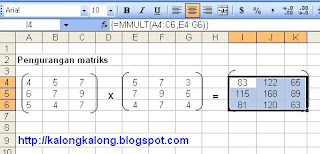 matriks excel