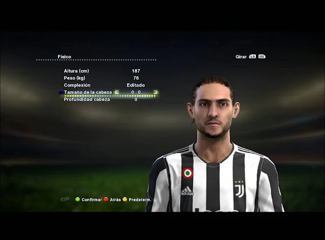 Adrien Rabiot Face For PES 2013