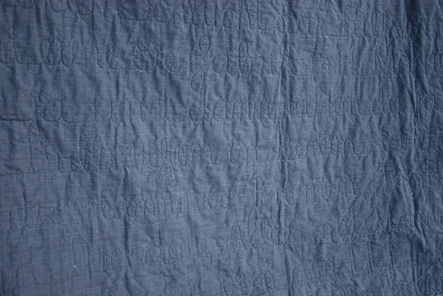 Papas Quilt Quilting after washing