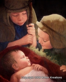 baby jesus children nativiy painting